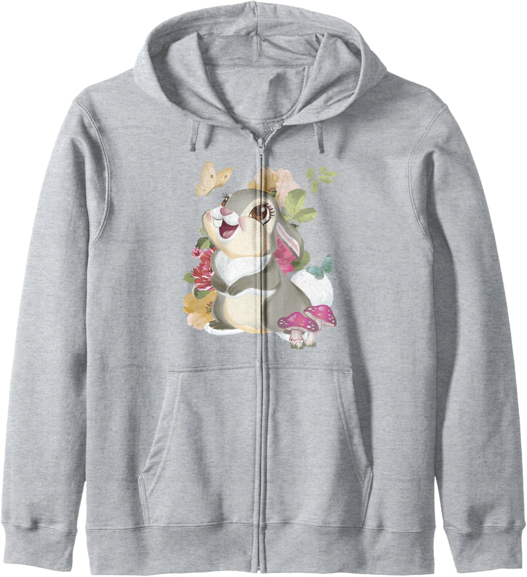 Disney Bambi Thumper Vintage Floral Portrait Kapuzenjacke