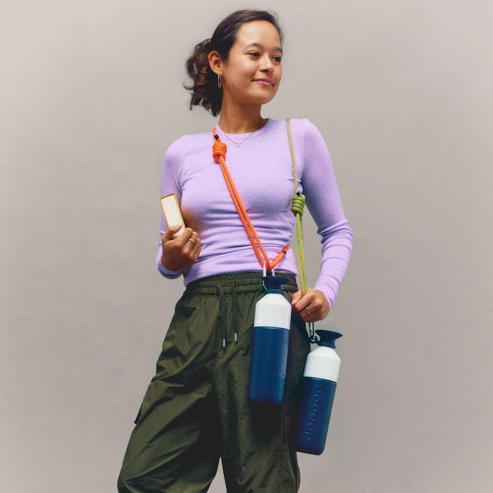 Dopper Insulated 1L Thermosflasche Breaker Blue - Doppelwandig, auslaufsicher, hält 24h kalt/9h heis