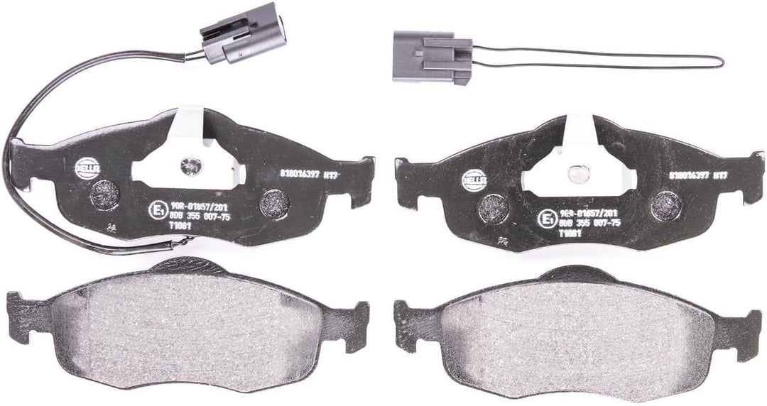 HELLA PAGID 8DB 355 007-751 Bremsbelagsatz - T1081 - Dicke/Stärke: 18.5mm - Bremssystem: Teves - mit