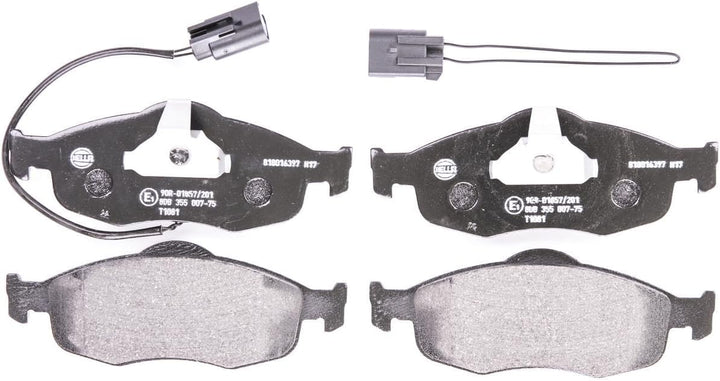 HELLA PAGID 8DB 355 007-751 Bremsbelagsatz - T1081 - Dicke/Stärke: 18.5mm - Bremssystem: Teves - mit