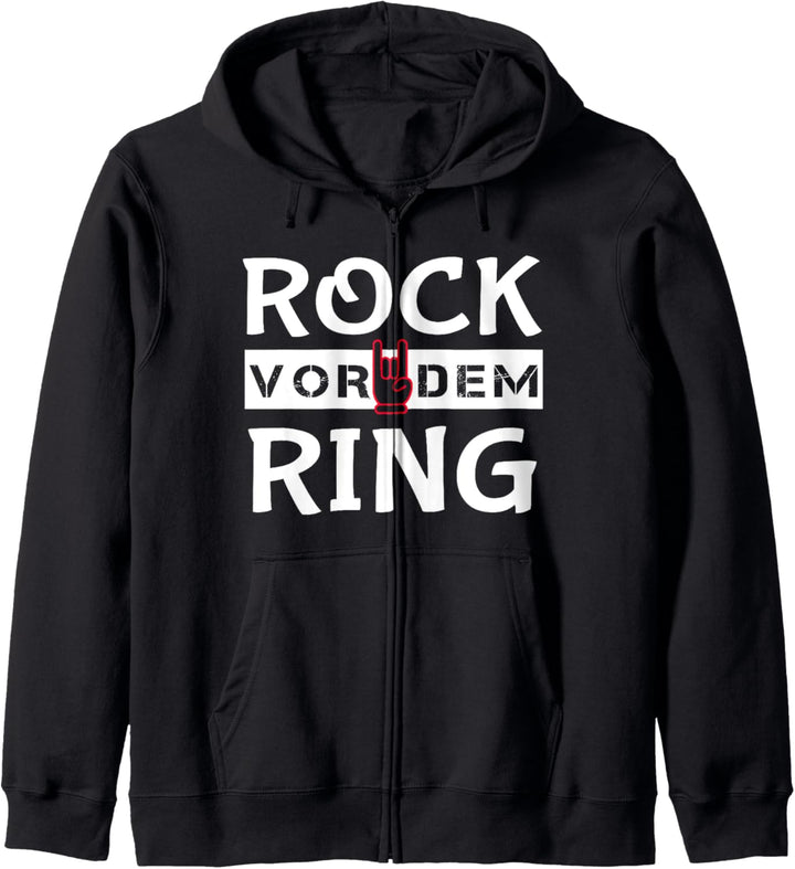 Rock Vor Dem Ring - Junggesellenabschied Heirat Kapuzenjacke