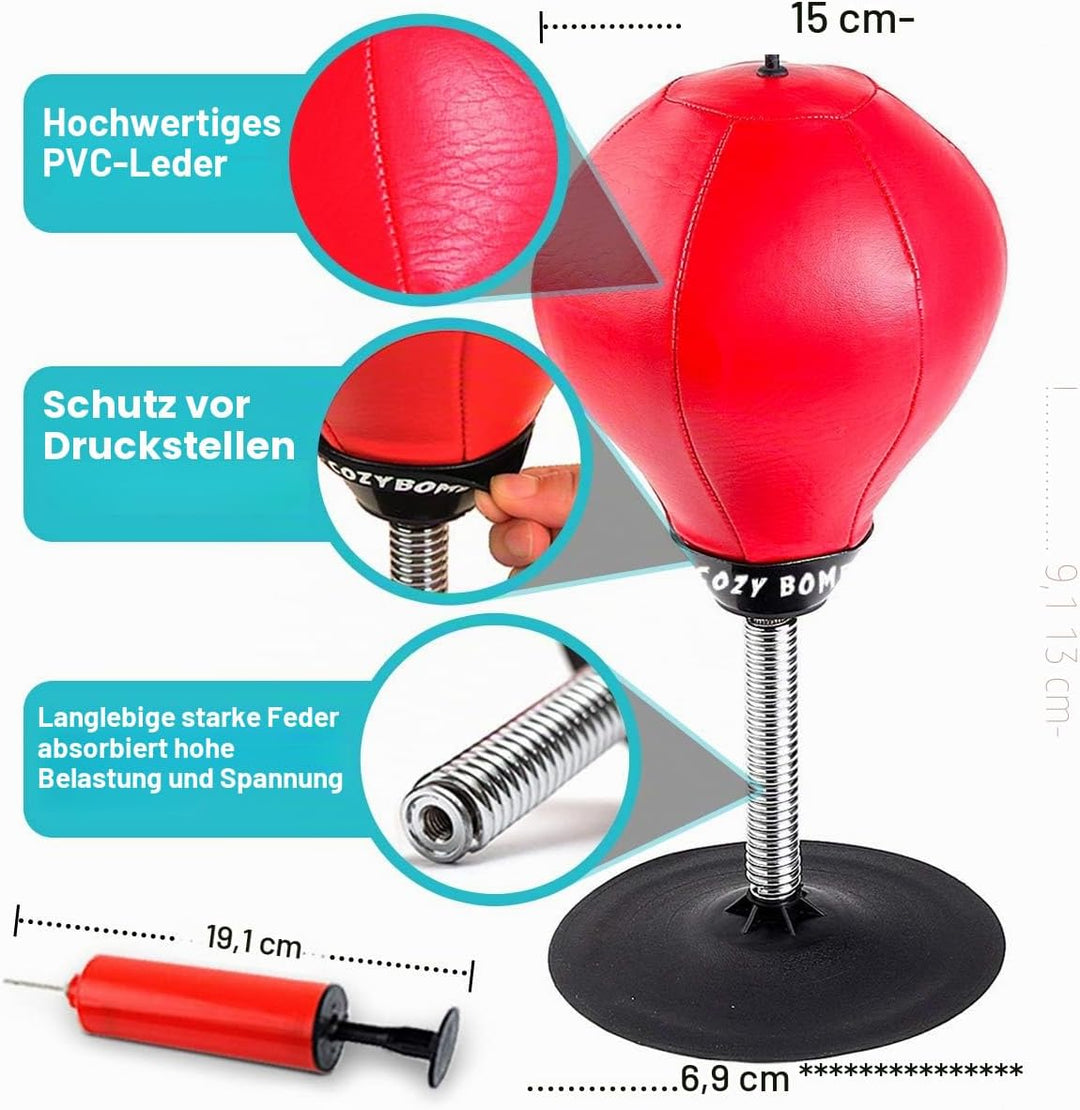CozyBomB Desktop-Boxsack, Gag-Geschenke für ihn – Stressabbau, freistehend, Schreibtisch, Tisch, Box