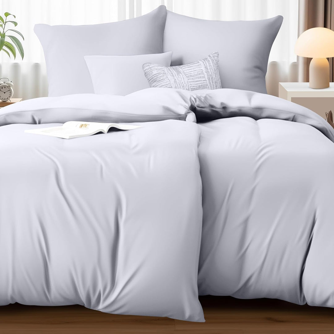 Utopia Bedding Bettwäsche 135x200 4teilig - Mikrofaser 2 Bettbezug 135x200 cm + 2 Kissenbezüge 80x80