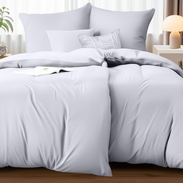 Utopia Bedding Bettwäsche 135x200 4teilig - Mikrofaser 2 Bettbezug 135x200 cm + 2 Kissenbezüge 80x80