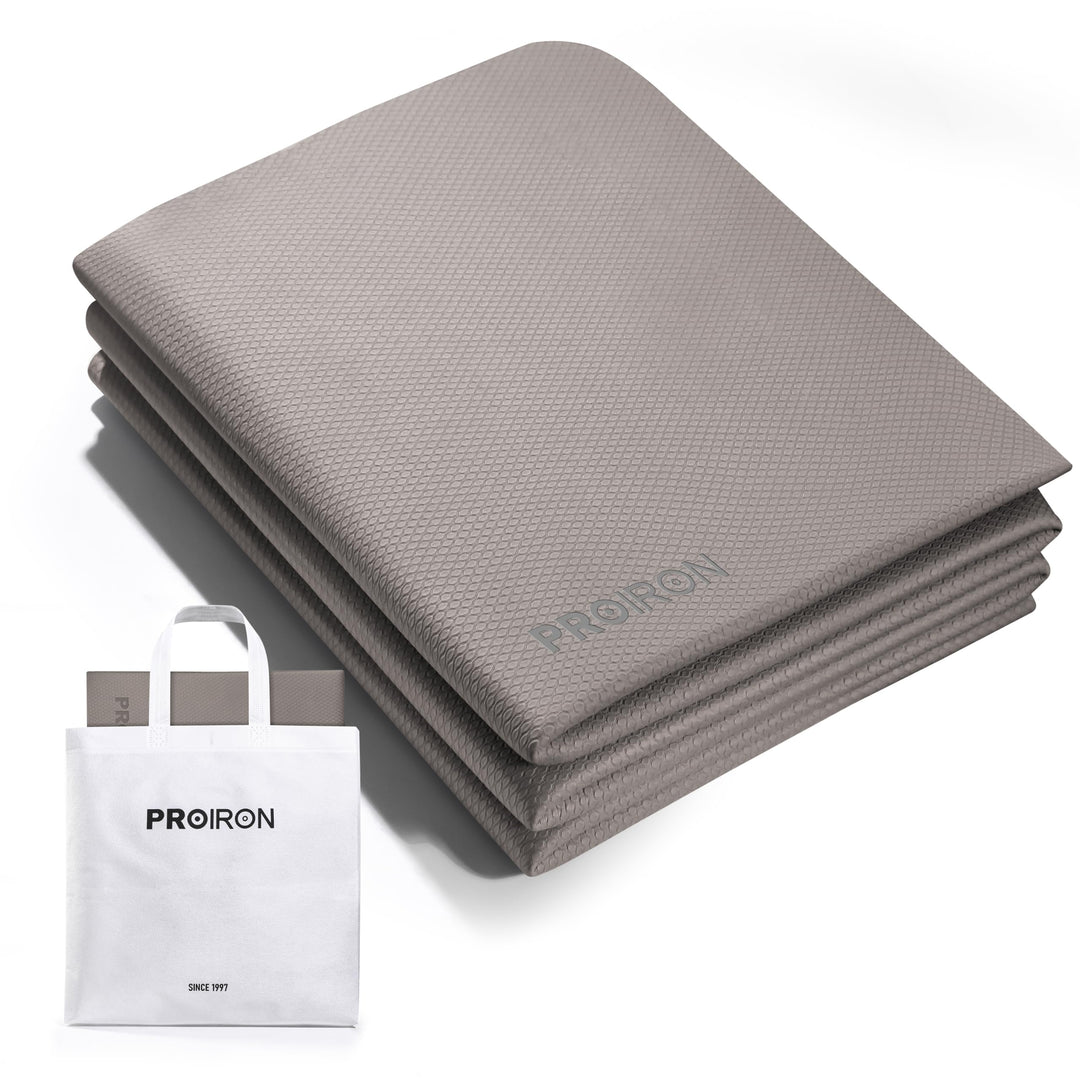 PROIRON Yogamatte Faltbar TPE, Reise Yogamatte rutschfest &amp; leicht 183cm x 61cm x 6mm, Gymnastikmatt
