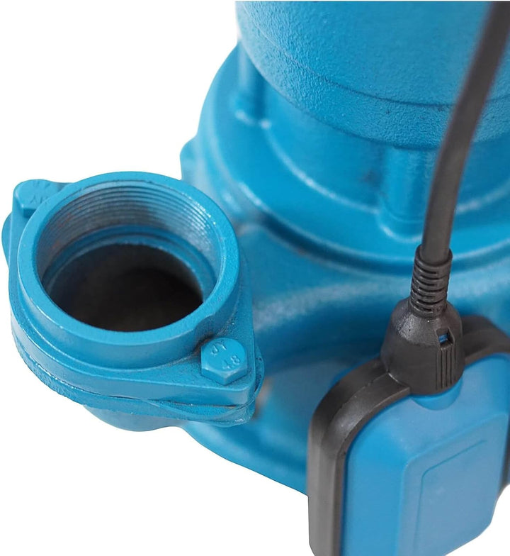 1100W WEISBACH PROFESSIONAL CTR Leistungsstarke Tauchpumpe Fäkalienpumpe Schmutzwasserpumpe mit Zerk