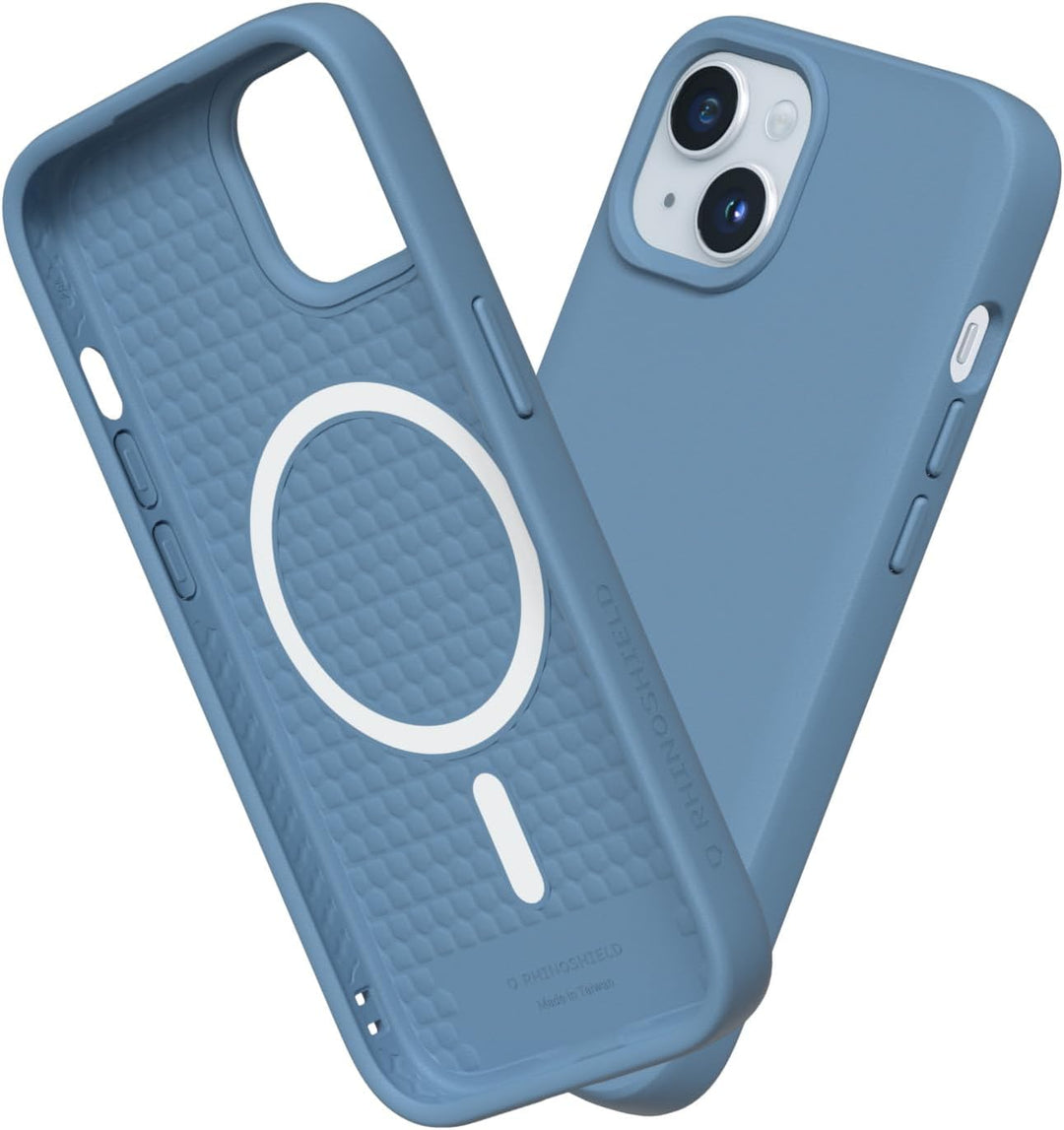 RhinoShield Case kompatibel mit [iPhone 15 Plus] | SolidSuit - MagSafe-kompatibel -Stossdämpfende &
