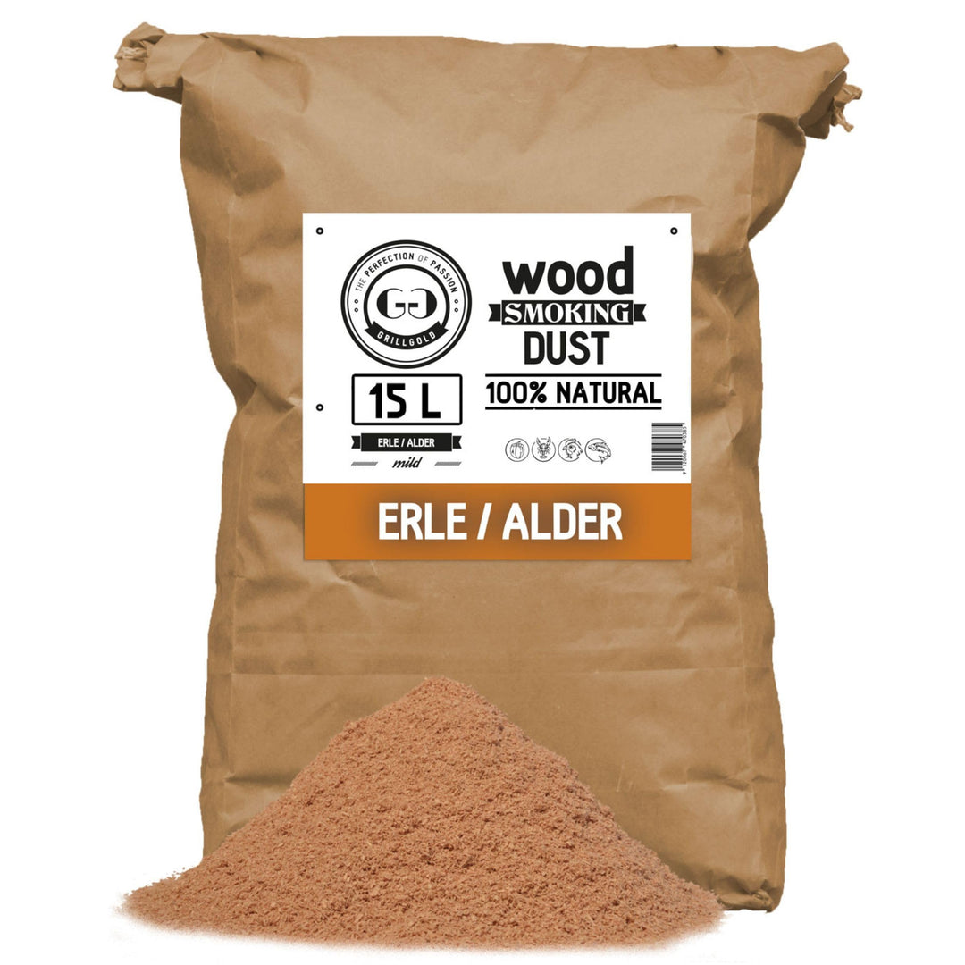 GRILLGOLD Räuchermehl Wood Smoking Dust. Zum räuchen und kalträuchern von Fisch, Fleisch und Gemüse