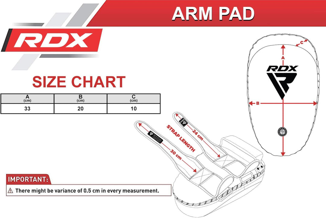 RDX Thai Pads for Kickboxing Muay Thai with Solid Handle Grip, Maya Hide Leather Curved Strike Shiel