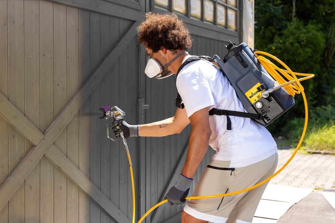 WAGNER Akku Airless-Farbspritzsystem SprayPack 18V, das mobile Airless-Spritzsystem für perfekte Obe