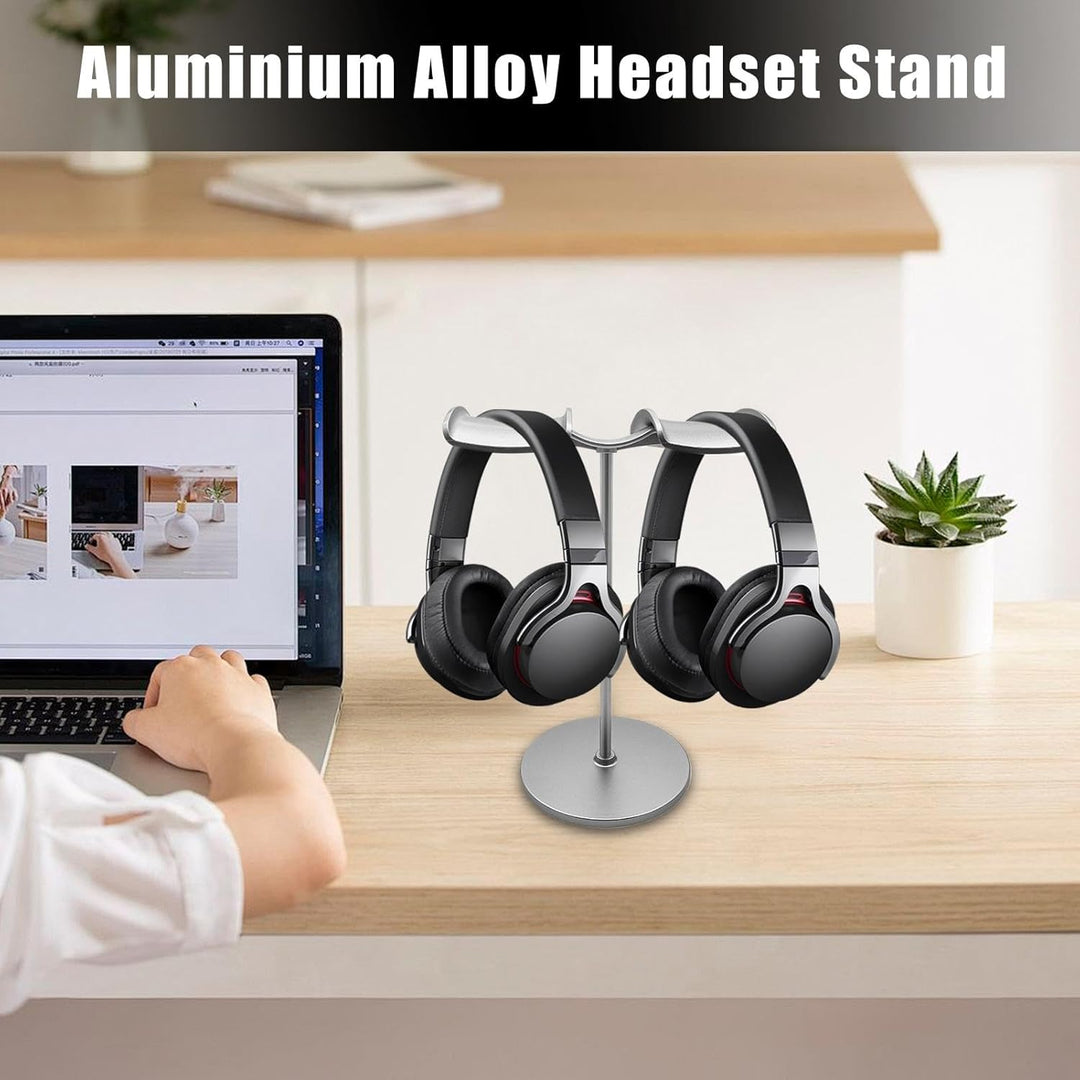 Desktop Headphone Stand, Metal Headphone Holder, Headphone Storage Display, Earphones Display Rack,