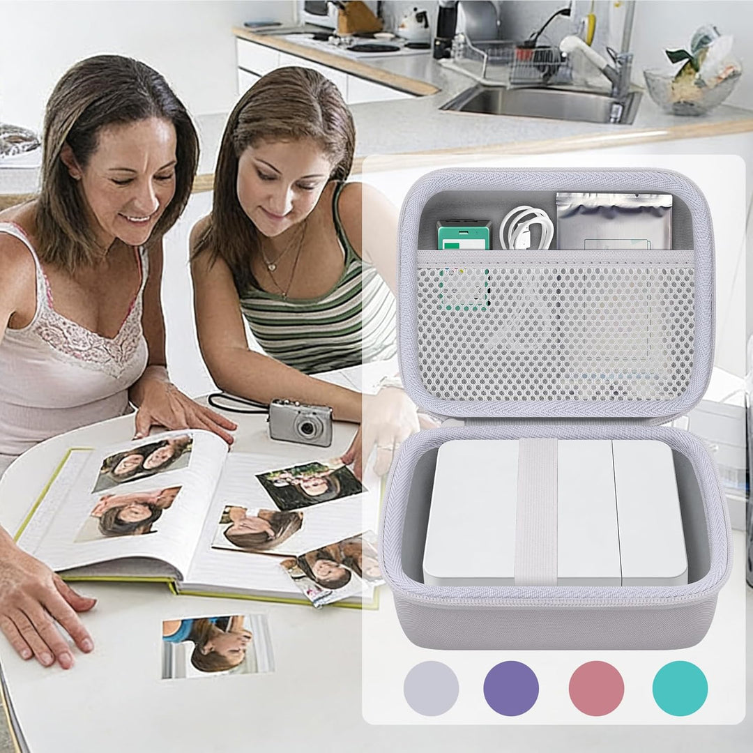 Khanka Hülle für Nelko Fotodrucker PP01 Farbe Tragbarer Mini Fotodrucker, Tragetasche mit Netzfach f
