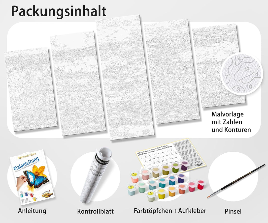 Schipper 609450806 Malen nach Zahlen - New York in der Morgendämmerung - Bilder malen für Erwachsene