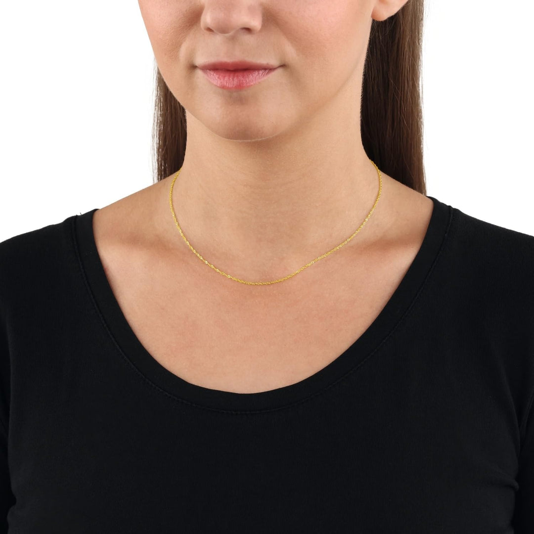 Amor Collier Damen Halsschmuck, 38 cm, Gold, Kommt in Schmuck Geschenk Box, 9198474