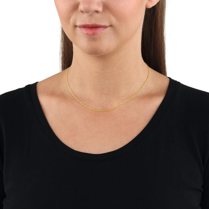 Amor Collier Damen Halsschmuck, 38 cm, Gold, Kommt in Schmuck Geschenk Box, 9198474