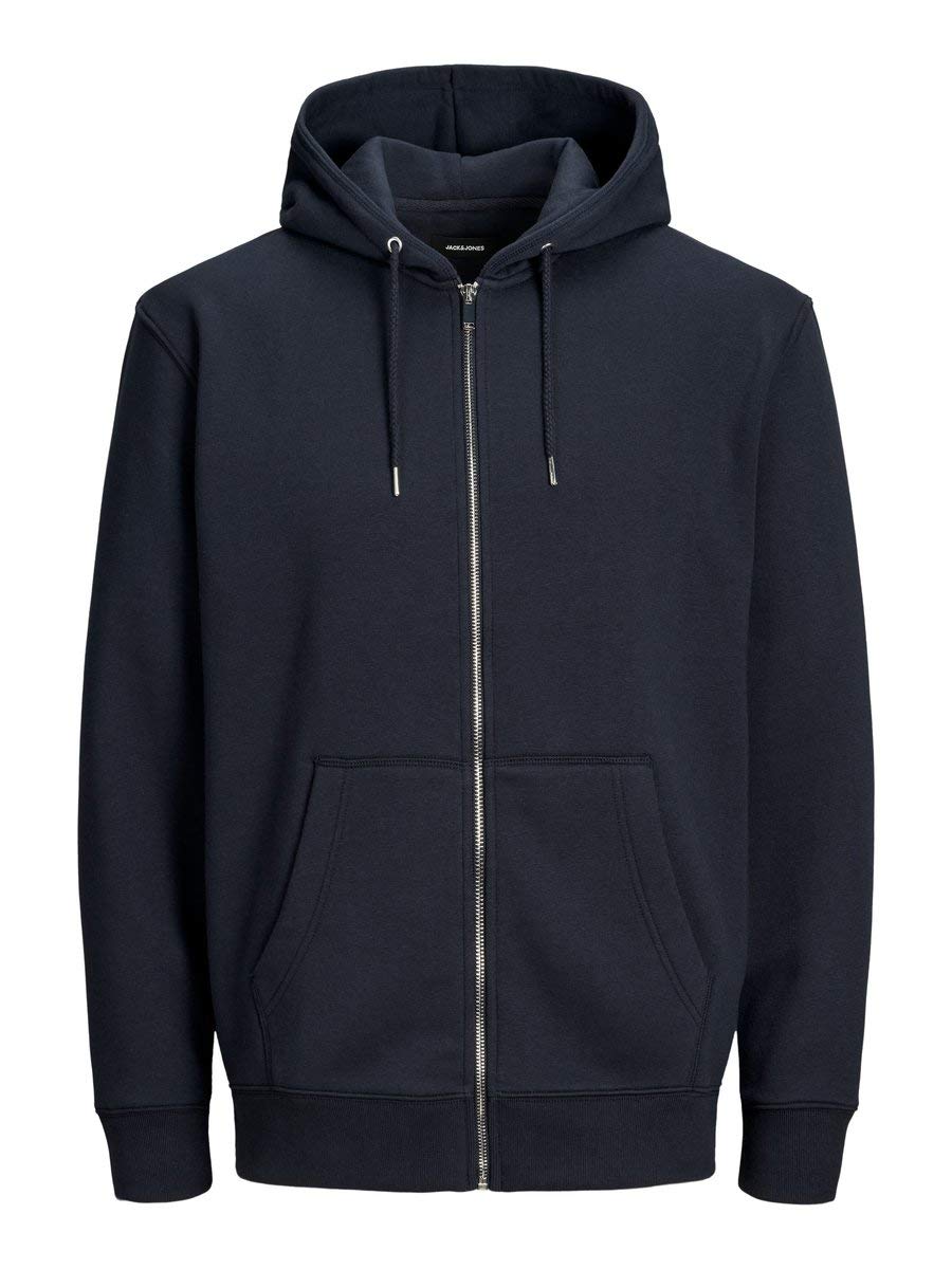 JACK & JONES Boy Kapuzenjacke Einfarbig Kapuzenjacke Junior S Blau (Navy Blazer Fit: Relax), S Blau