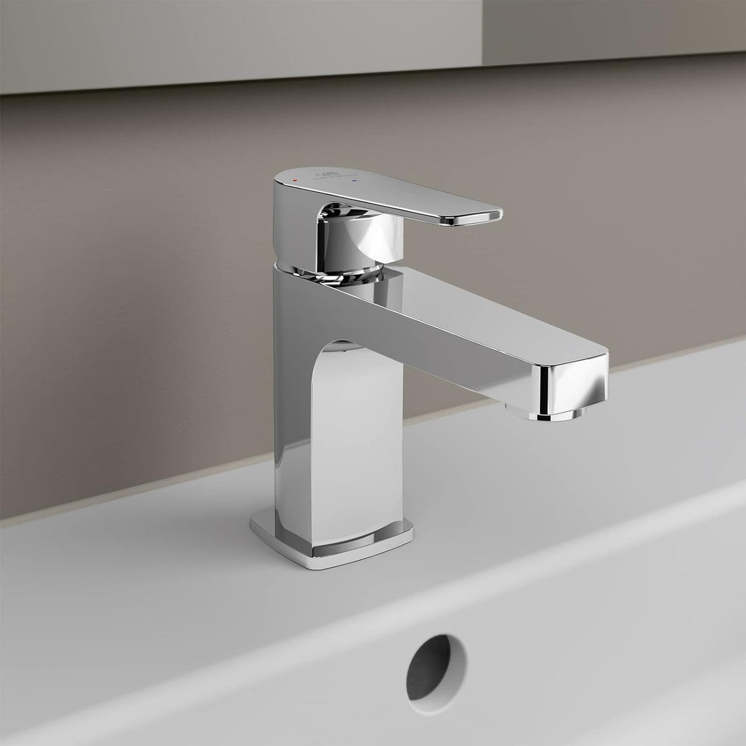 Ideal Standard BC683AA Cerafine D Waschtischarmatur Auslaufhöhe 80mm ,,BlueStart", ohne Ablaufgarnit