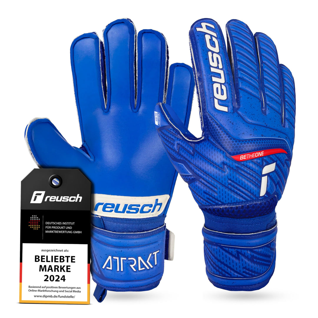 Reusch Unisex Jugend Attrakt Silver Junior Torwarthandschuh 6.5 Deep Blue / Deep Blue, 6.5 Deep Blue
