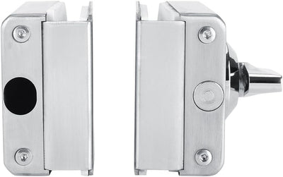 10 ~ 12mm Halbkreis Single Open Einseitiges Glastürschloss mit Schlüsseln Öffnen / Schliessen Home H