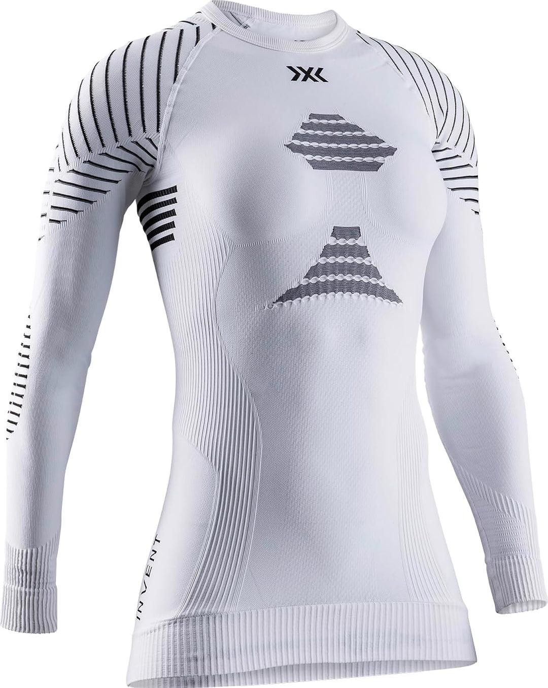 X-Bionic Damen Invent 4.0 T-Shirt XS Weiss / Schwarz, XS Weiss / Schwarz