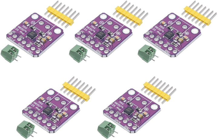 5 Stück MAX98357 3W Klasse D Audioverstärker Decodermodul I2S I2S ungefiltert