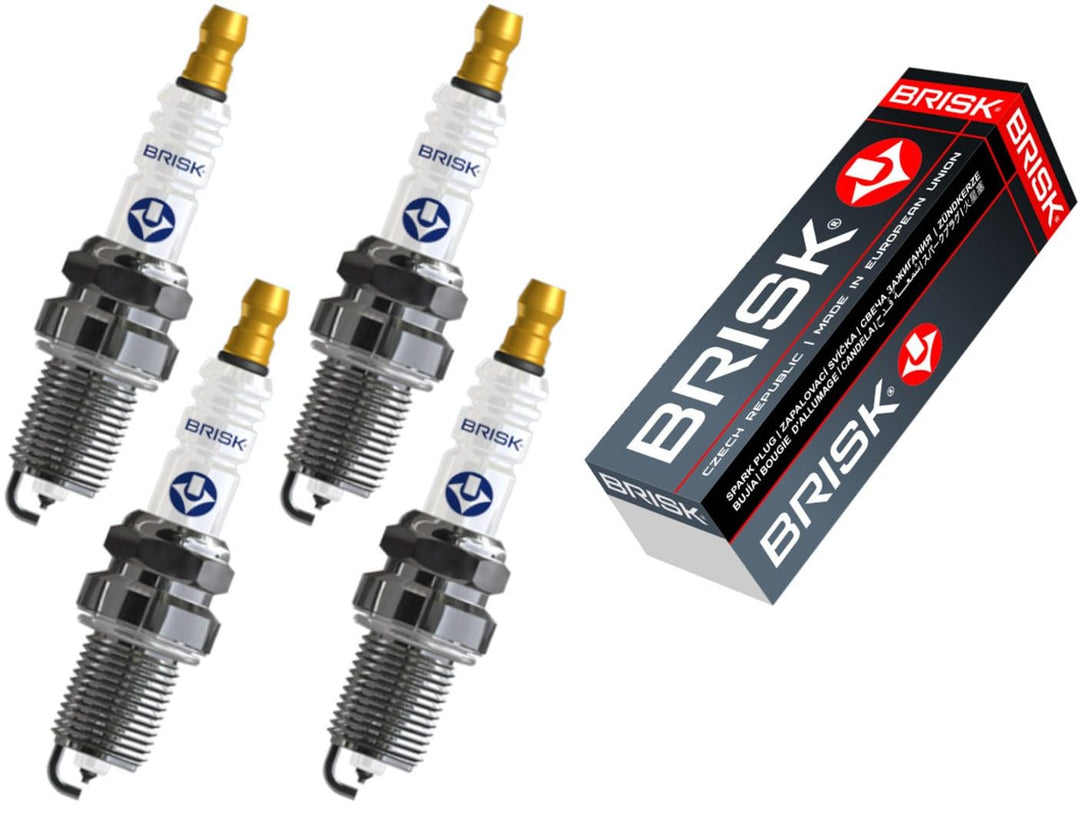 BRISK Platin DR15YP 1400 Zündkerzen, 4 Stück