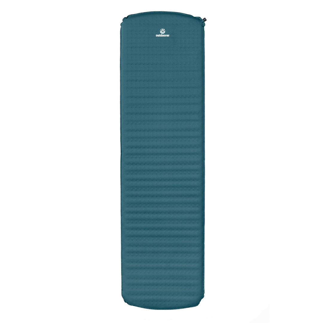outdoorer Trek Bed 2 in Grün – echte selbstaufblasbare Isomatte, Ultraleicht, kleines Mini-Packmass,