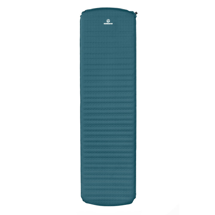 outdoorer Trek Bed 2 in Grün – echte selbstaufblasbare Isomatte, Ultraleicht, kleines Mini-Packmass,