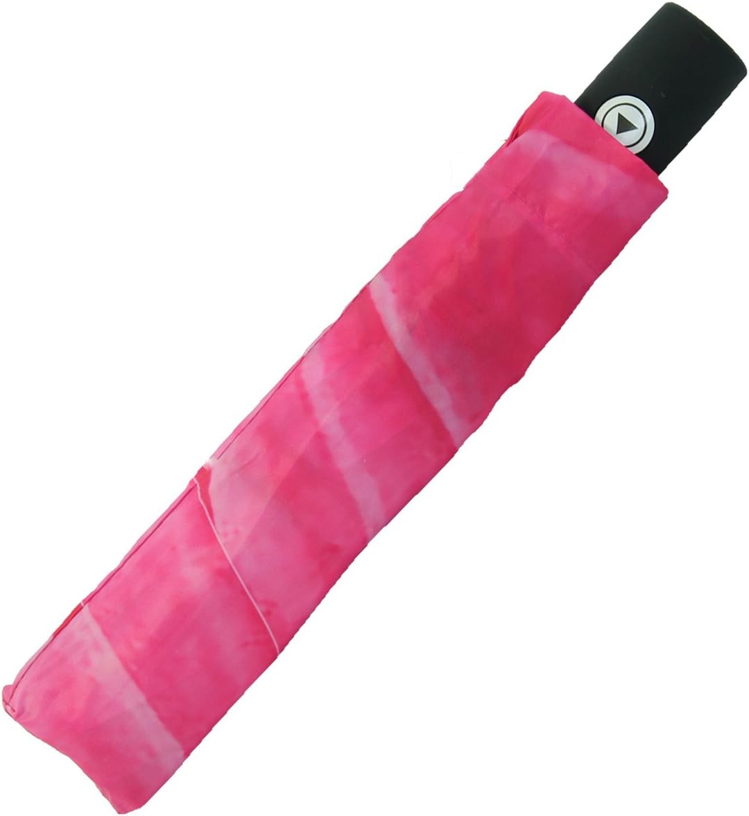 Taschenschirm bedruckt - mit Automatik - Dahlie pink
