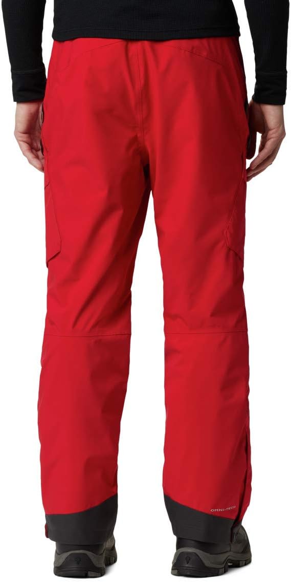 Columbia Mens Powder Stash Pant Berg Red S, Berg Red S