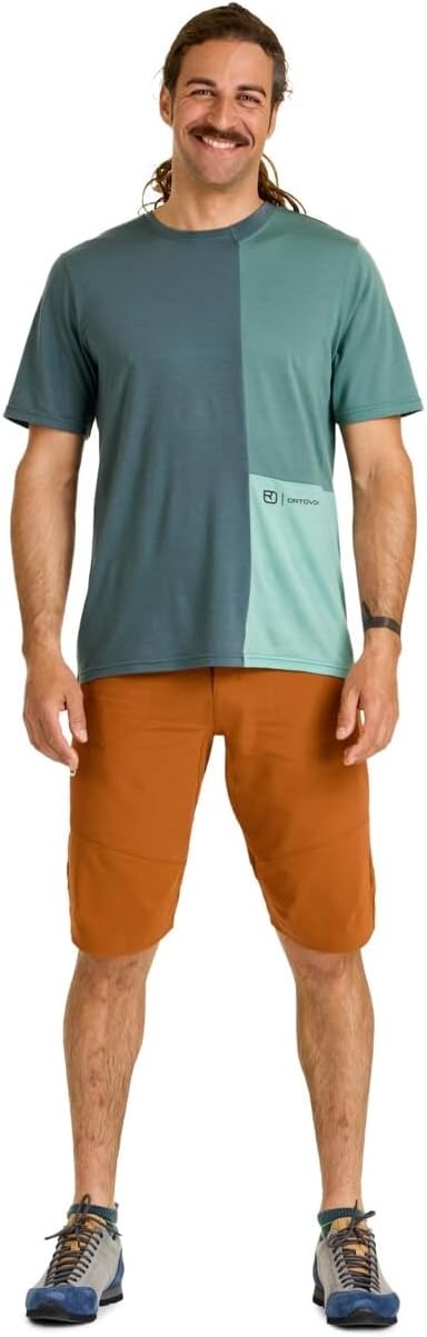 Ortovox Men's Pala Shorts M Shorts L Bristle Brown, L Bristle Brown
