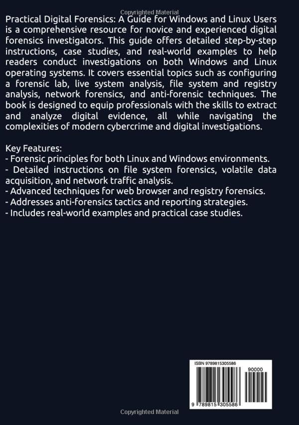 Practical Digital Forensics: A Guide for Windows and Linux Users, Gebundenes Buch