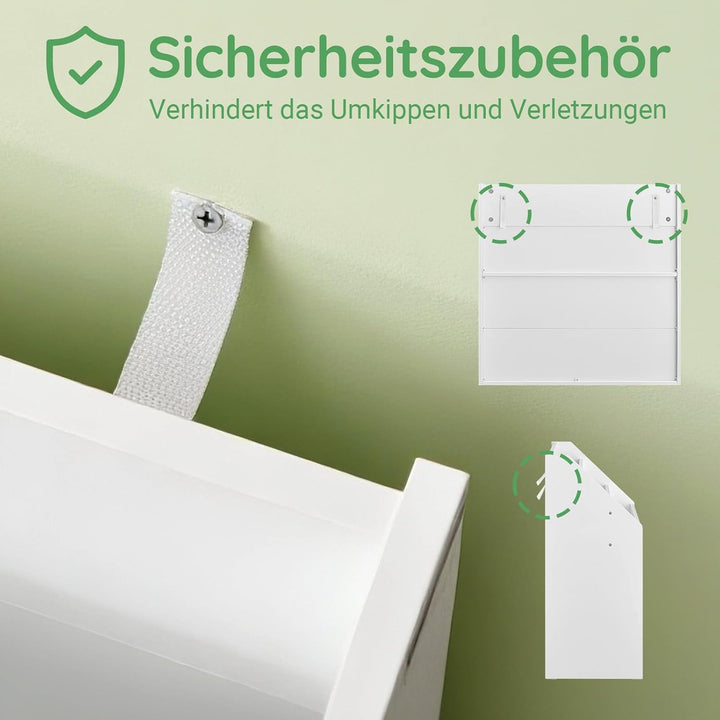 SoBuy Kinder Bücherregal Montessori Regal Kinderzimmer mit 3 Ablagefächern und 2 offenen Fächern Kin