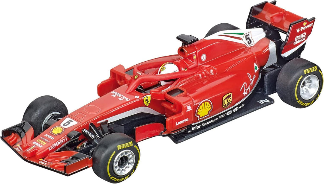 Carrera 20064127 Ferrari SF71H S.Vettel, No.5, Mehrfarbig