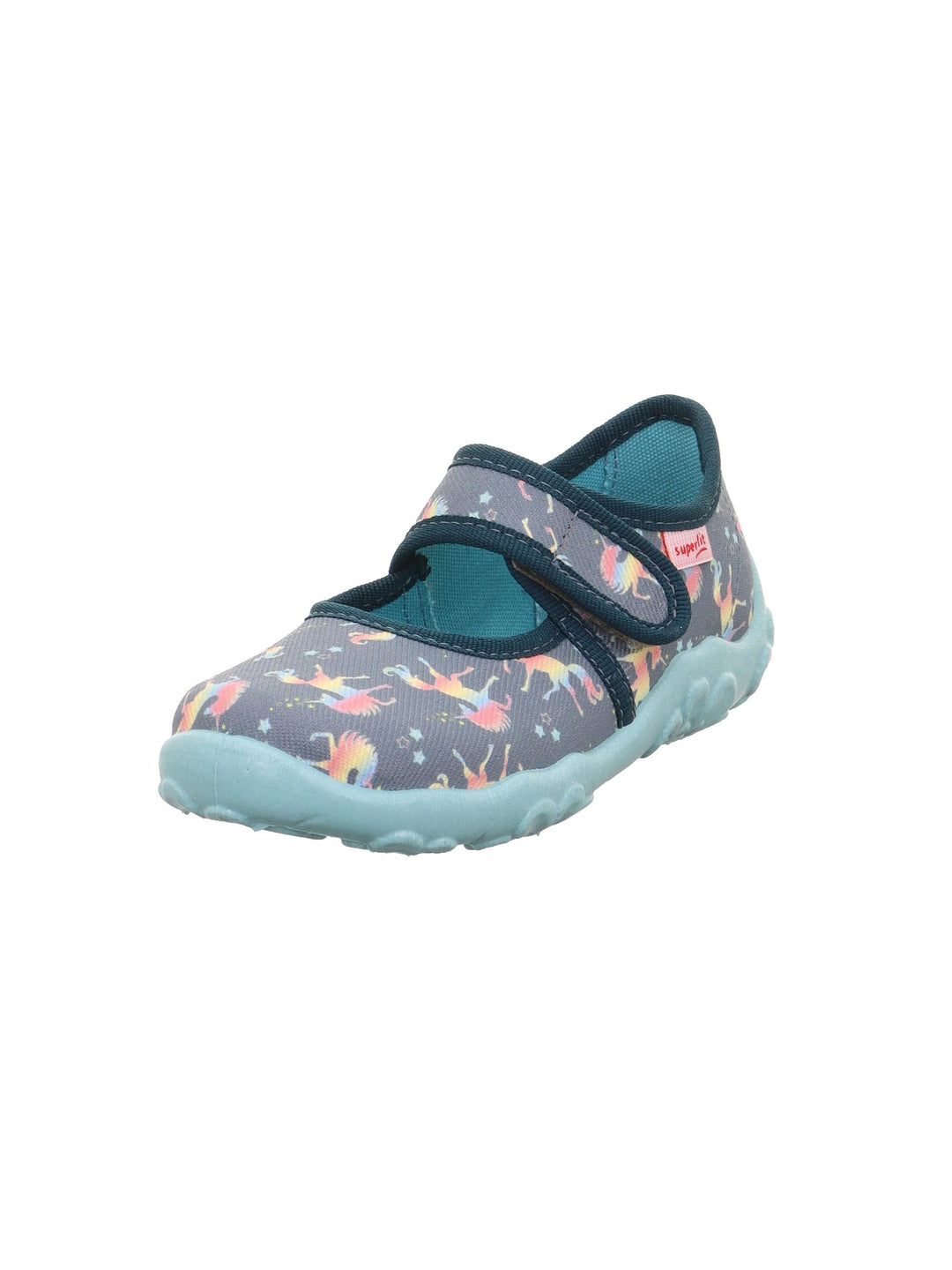 Superfit Mädchen Bonny Hausschuh 23 EU Blau 8120, 23 EU Blau 8120
