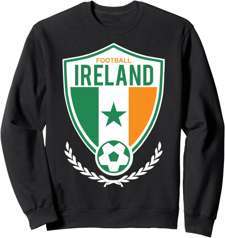 Trendy Ireland Soccer Shield Sweatshirt