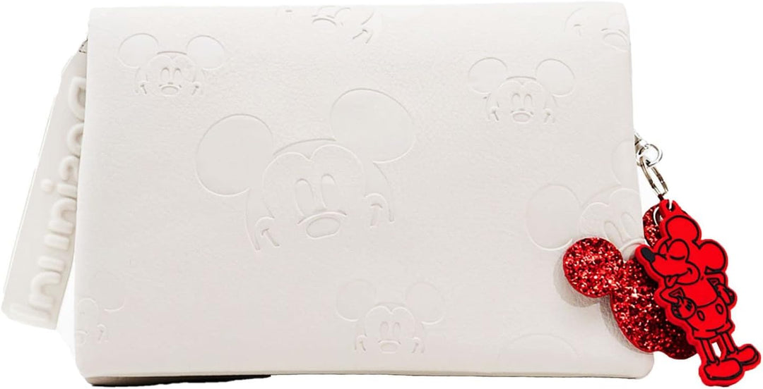 Desigual Damen Bag_All Mickey 23_DORDMU 2000 Black Weiss, Weiss