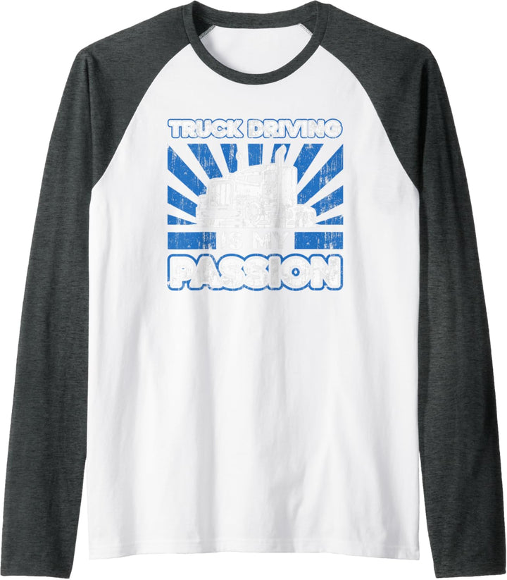 LKW Fahrer Lastwagenfahrer -Kraftfahrer Fernfahrer Trucker Raglan