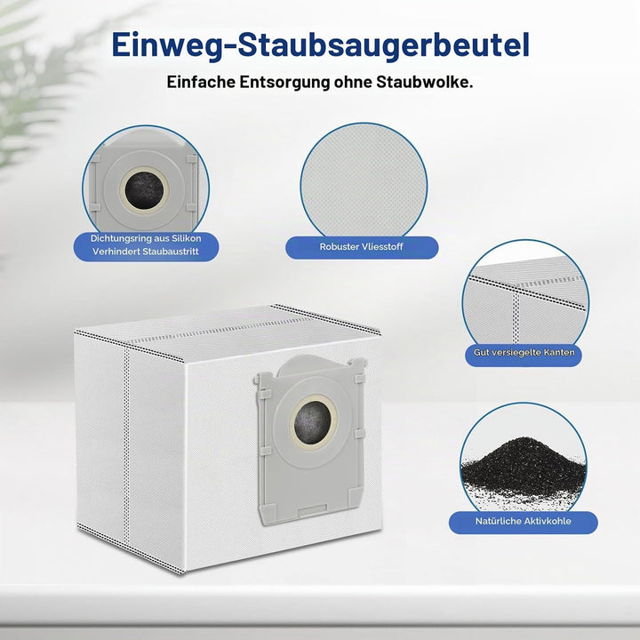 VIEWALL T90 Zubehör für ECOVACS DEEBOT T90 Omni,T90 Pro Omni,X12 Pro,X12 Pro Omni Staubsauger,1 Haup