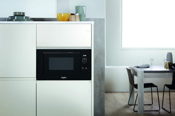 Whirlpool - Integrierte Mikrowelle WMF250G schwarz, 25 l, 900 W, Drehteller 28 cm, 7 Leistungsstufen