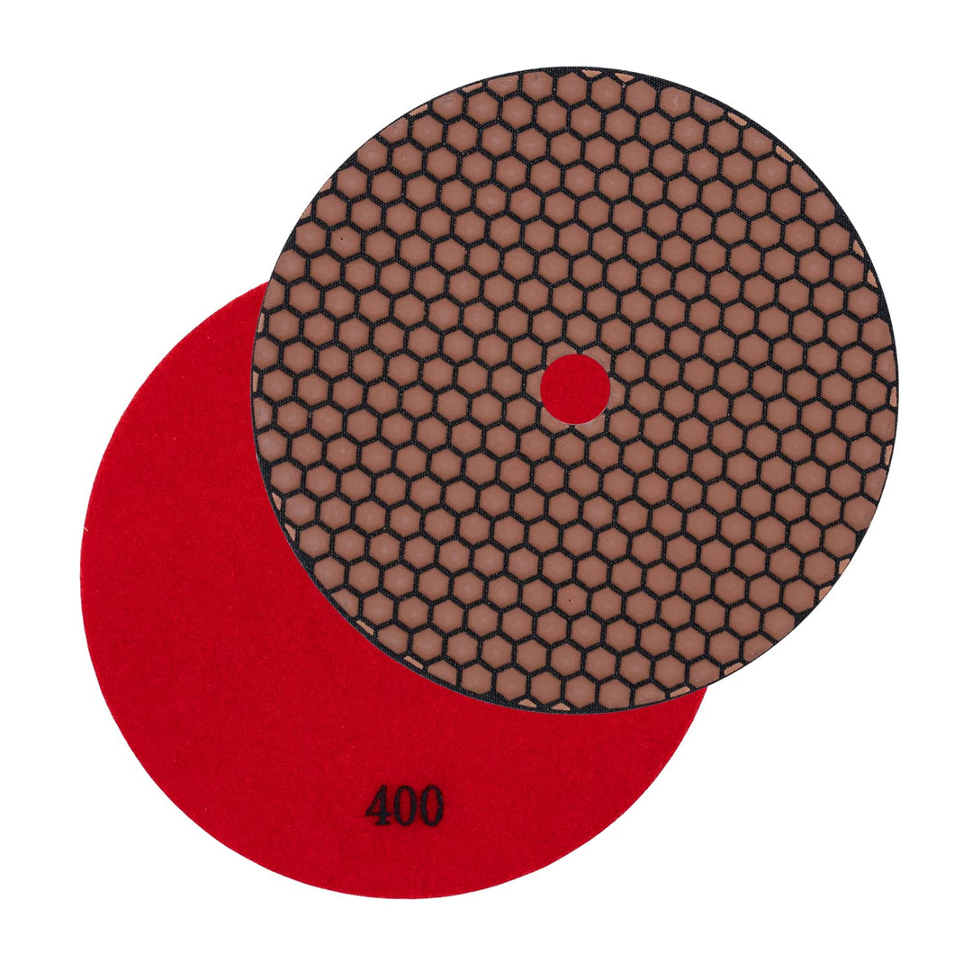 EDW Profi Diamant-Schleifpad für Trockenschliff, D = 230 mm, Körnung 400, Klettaufnahme, für Naturst