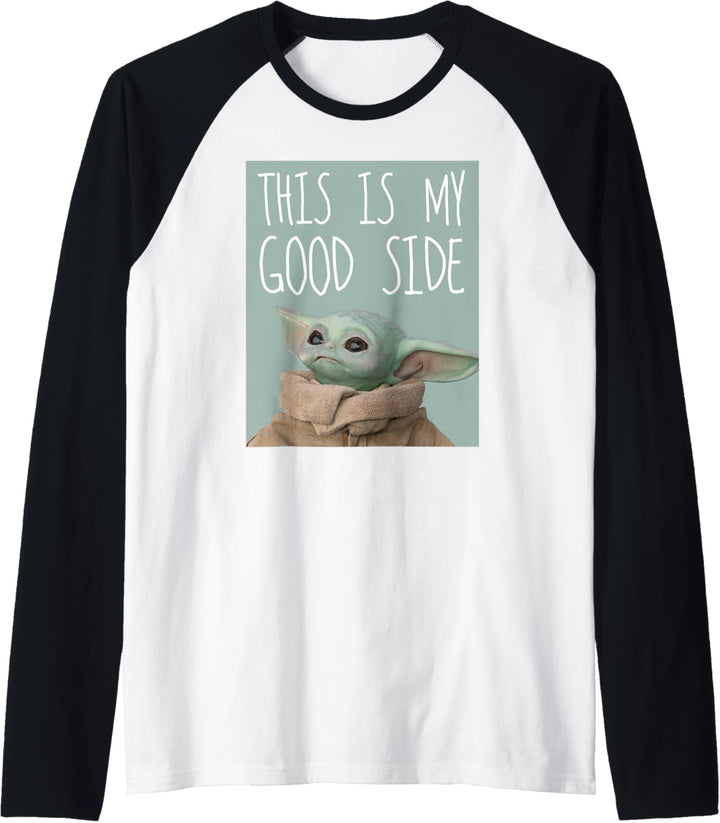Star Wars The Mandalorian The Child This Is My Good Side Raglan