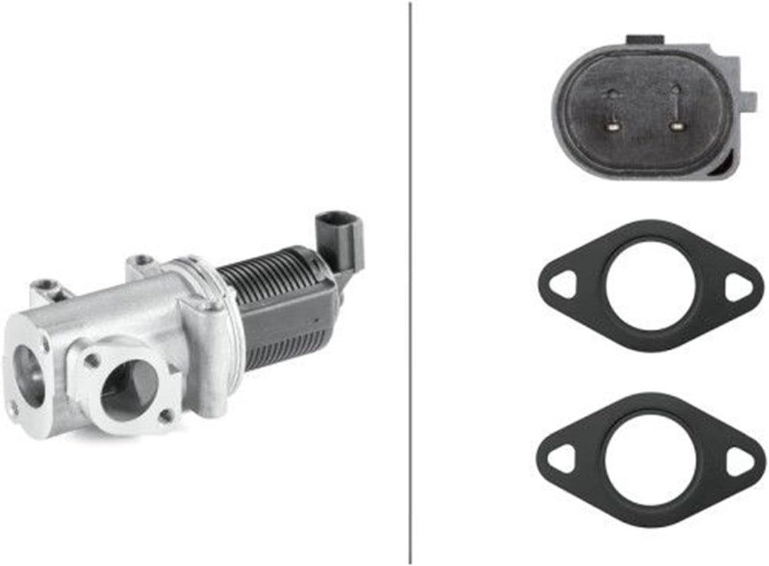 HELLA 6NU 010 171-331 AGR-Ventil - elektronisch - 2-polig - mit Dichtungen