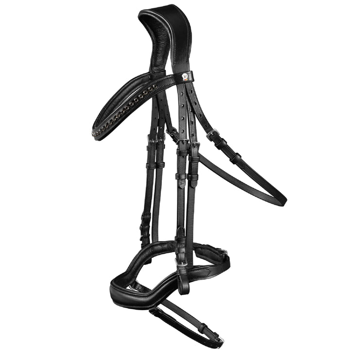 WALDHAUSEN Trensenzaum X-Line New Shape II, WB, schwarz
