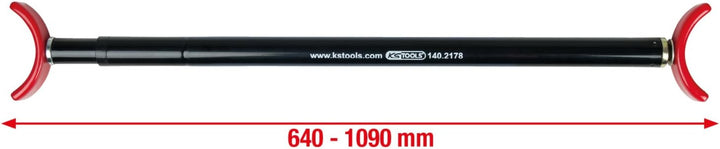 KS Tools 140.2178 Teleskop-Motorhauben- und Heckklappenstütze, 64-109cm
