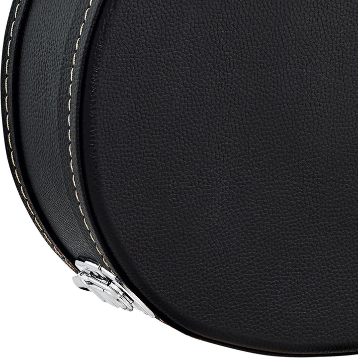 Ortega Guitars Koffer für F-Style Mandoline - schwarz, flat top, Economy Series, chrom Hardware (OMC