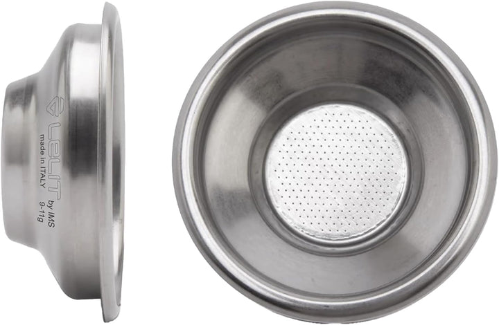 Lelit PLA582S Siebträger mit 2er LELIT58 mit klassischem Griff und Coffee-Slide Auslauf, Edelstahl,