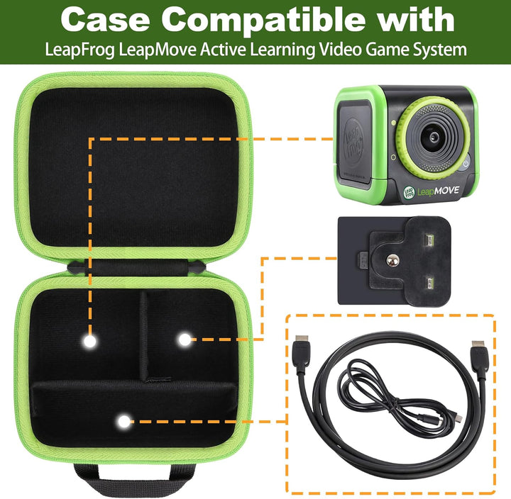 co2CREA Harte reiseschutzhülle Etui Tasche für VTech Leapfrog LeapMove Lernkonsole Kinder Interaktiv