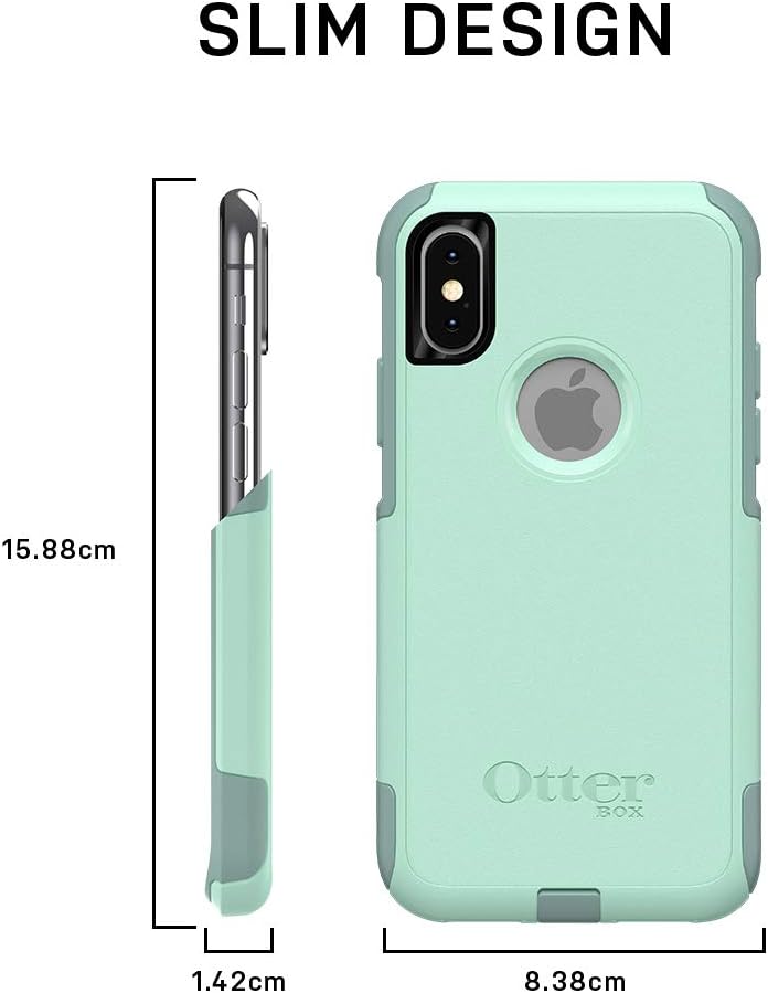 OtterBox Commuter Series Schutzhülle für iPhone Xr – Einzelhandelsverpackung – Ballettweg (Pink Salz