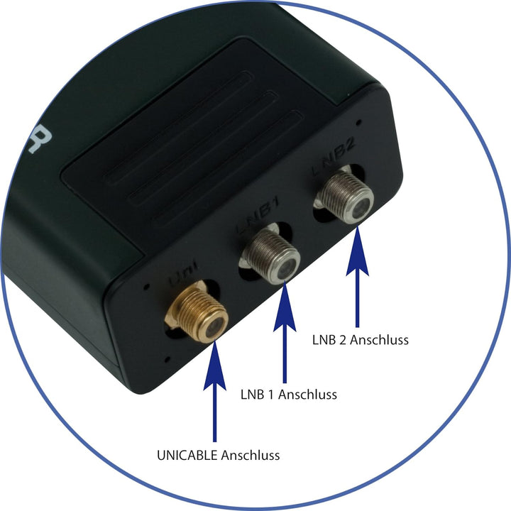 Telestar SKYWIRE HC LNB, schwarz (LNB für bis zu 6 Teilnehmer)
